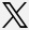 X icon